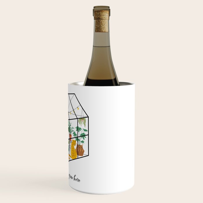 Good Things Grow Here Illustrated Quote Wine Chiller Gallery Image 3
