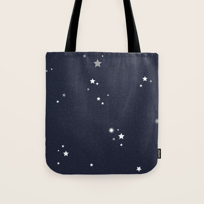 Starry Night Sky Tote Bag Gallery Image 1