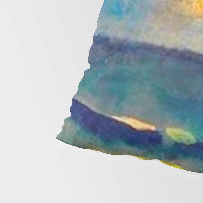 Yellow Moon (Over the Sea) landscape painting by Emil Nolde Pillow Sham Gallery Image 4