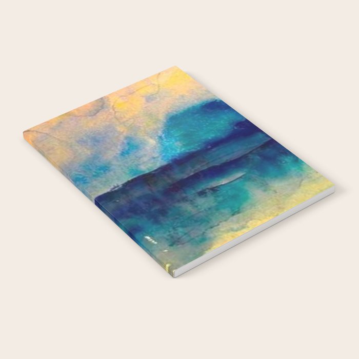 Yellow Moon (Over the Sea) landscape painting by Emil Nolde Notebook Gallery Image 2