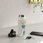 Cat Landscape 22 Water Bottle Gallery Image 4