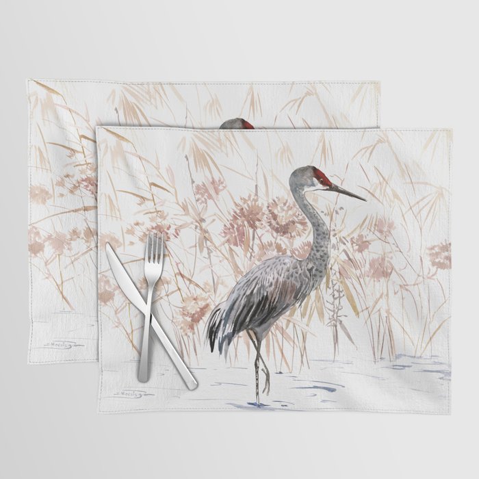 Sandhill Crane Placemat Gallery Image 1