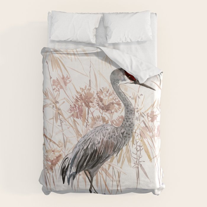 Sandhill Crane Duvet Cover Gallery Image 6