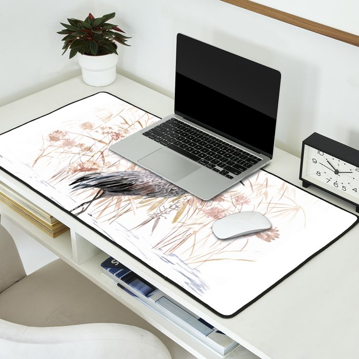 Sandhill Crane Desk Mat Gallery Image 2