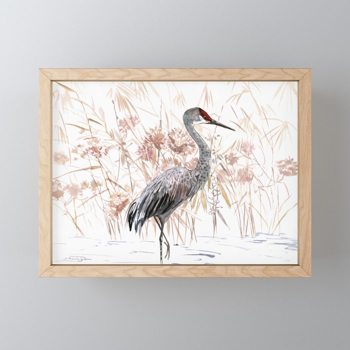 Sandhill Crane Mini Art Print