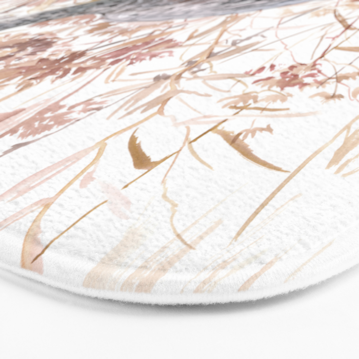 Sandhill Crane Bath Mat Gallery Image 3