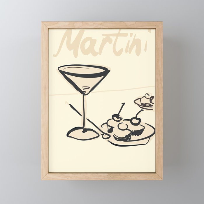Martini 6 Mini Art Print Gallery Image 1