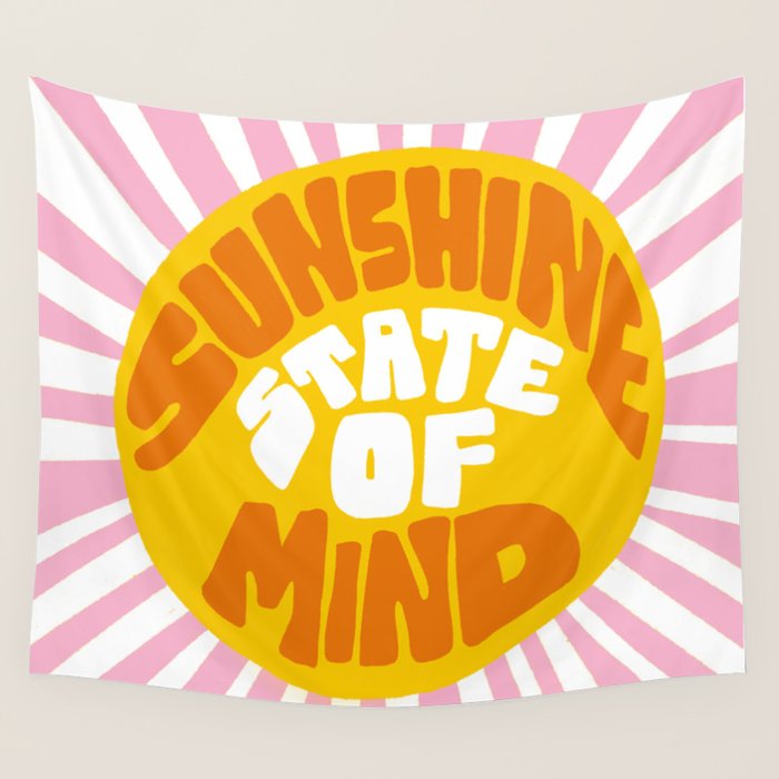 Sunshine Vibes Wall Tapestry Gallery Image 4