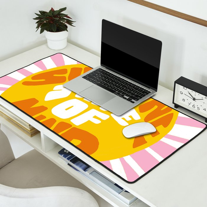 Sunshine Vibes Desk Mat Gallery Image 2
