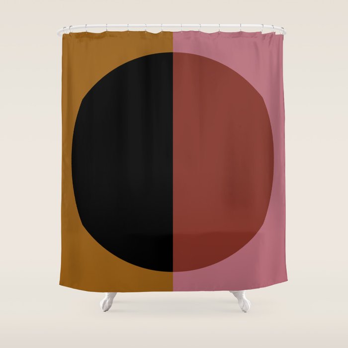 Color Block Abstract XII Shower Curtain Gallery Image 1