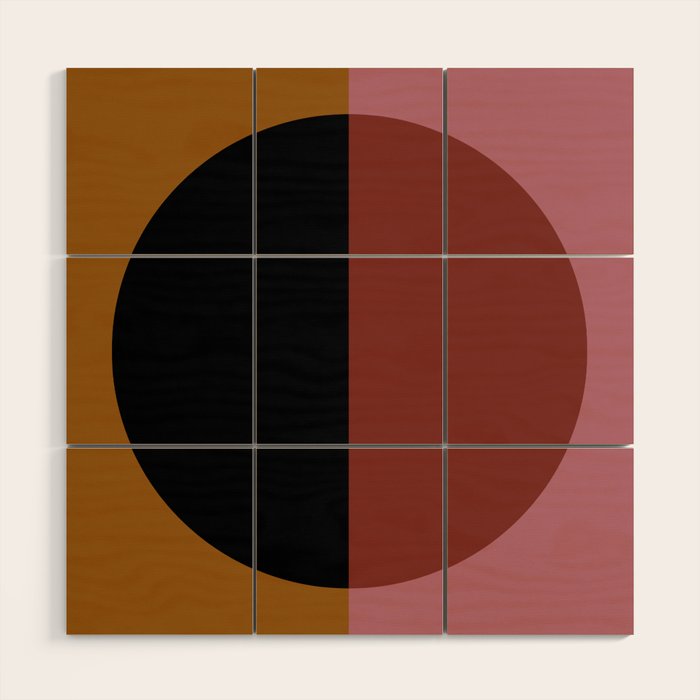 Color Block Abstract XII Wood Wall Art Gallery Image 1