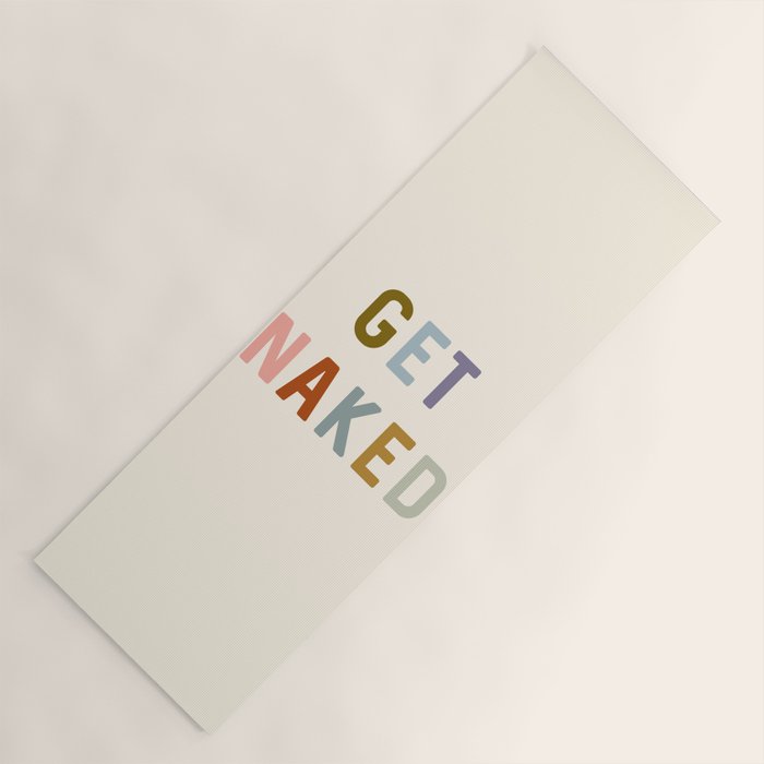 Get Naked, Modern Bathroom Decor Yoga Mat Gallery Image 1