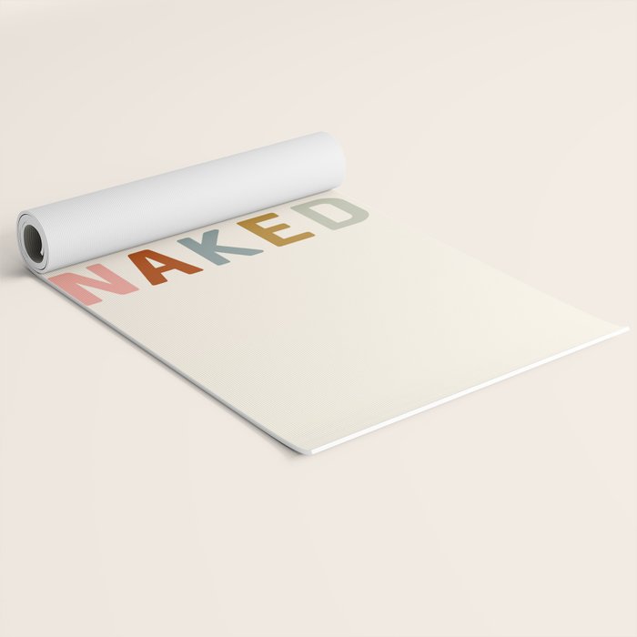Get Naked, Modern Bathroom Decor Yoga Mat Gallery Image 2