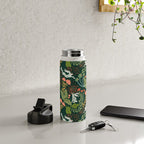 Dancing rabbits in the wildflowers garden Water Bottle Gallery Image 4