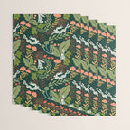 Dancing rabbits in the wildflowers garden Wrapping Paper Gallery Image 3