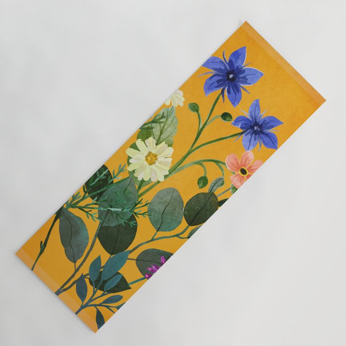 Summer Flowers 8 Yoga Mat Gallery Image 1