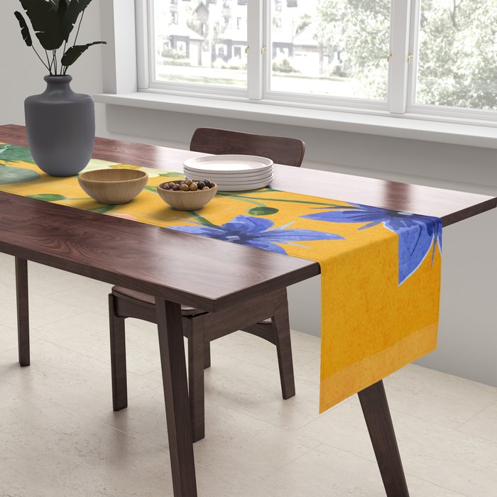 Summer Flowers 8 Table Runner Gallery Image 2