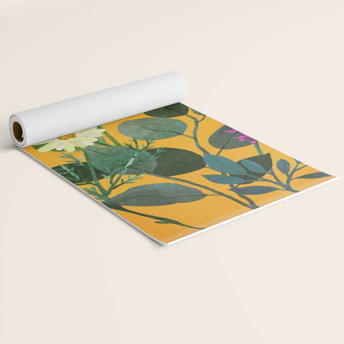 Summer Flowers 8 Yoga Mat Gallery Image 2