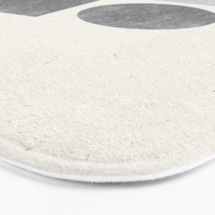 Paper Collage Minimal Objects Bath Mat Gallery Image 3