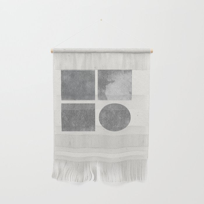 Paper Collage Minimal Objects Wall Hanging Gallery Image 1