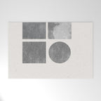Paper Collage Minimal Objects Welcome Mat Gallery Image 1