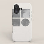 Paper Collage Minimal Objects iPhone Case Gallery Image 1