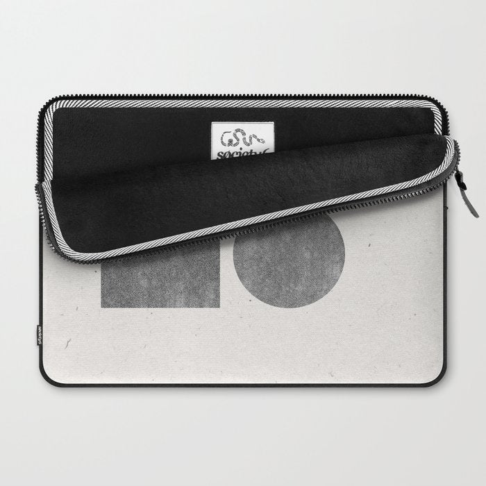 Paper Collage Minimal Objects Laptop Sleeve Gallery Image 2