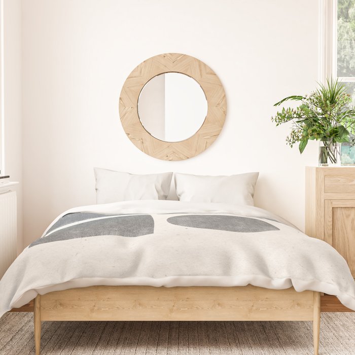 Paper Collage Minimal Objects Duvet Cover Gallery Image 3