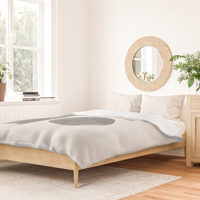 Paper Collage Minimal Objects Duvet Cover Gallery Image 2