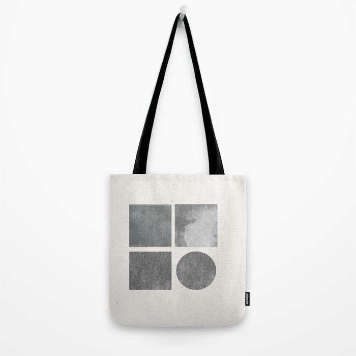 Paper Collage Minimal Objects Tote Bag Gallery Image 2