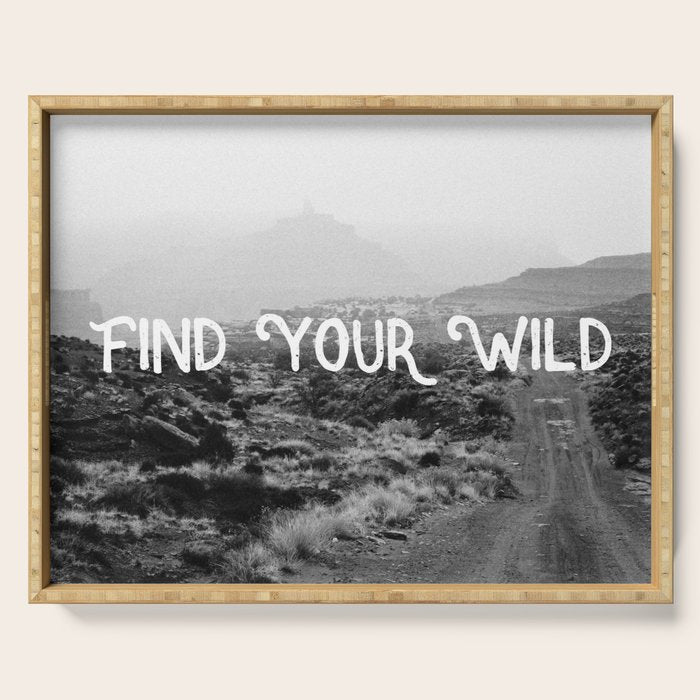 FIND YOUR WILD Serving Tray Gallery Image 1