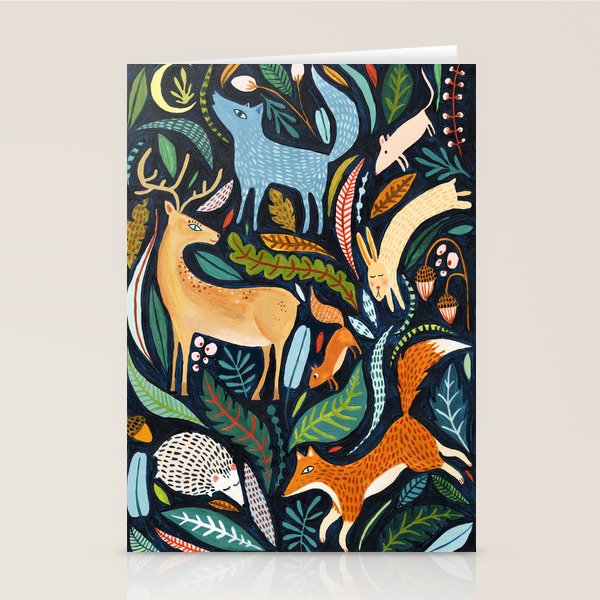 Woodland Animals Stationery Card Gallery Image 1