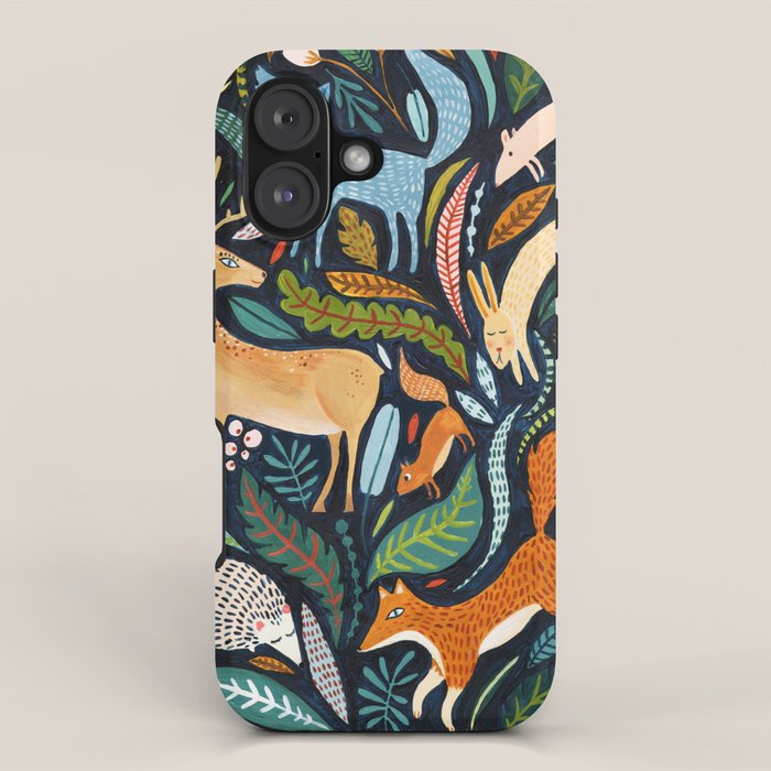 Woodland Animals iPhone Case Gallery Image 1
