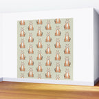 Whimsical Tiger Wall Mural Gallery Image 2