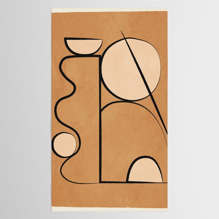 Abstract Minimal Shapes 217 Tablecloth Gallery Image 2