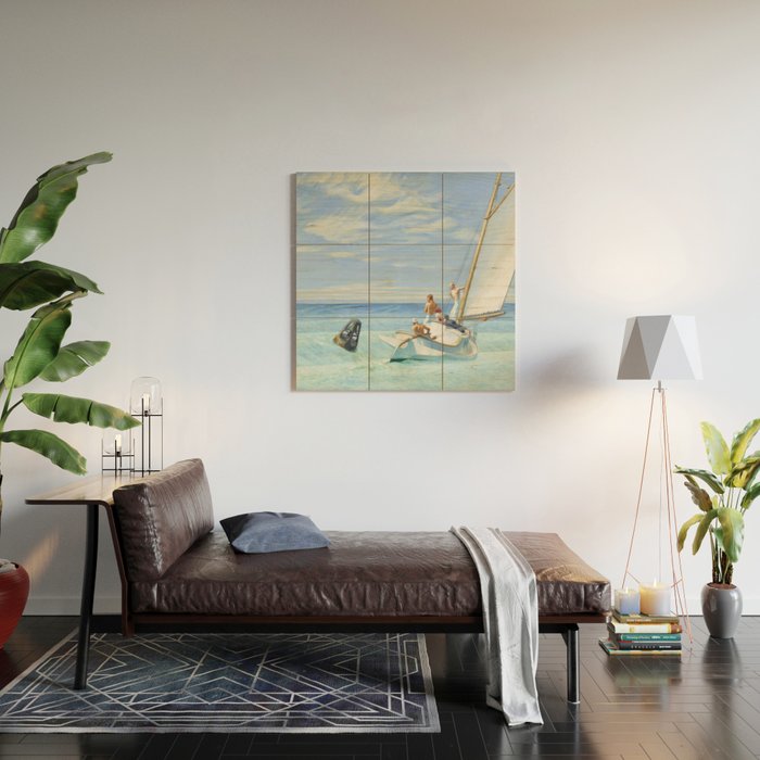 Edward Hopper Ground Swell 1939 Wood Wall Art Gallery Image 2