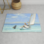 Edward Hopper Ground Swell 1939 Rug Gallery Image 1