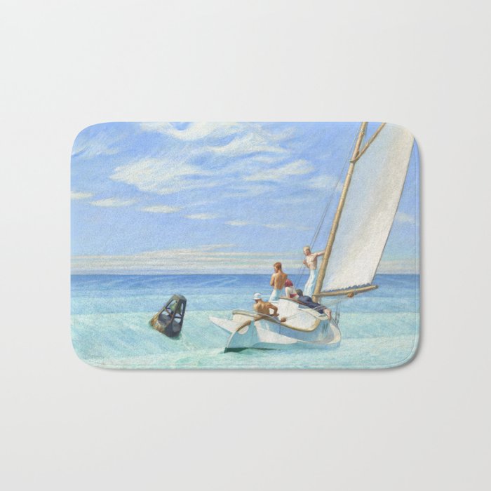 Edward Hopper Ground Swell 1939 Bath Mat Gallery Image 1