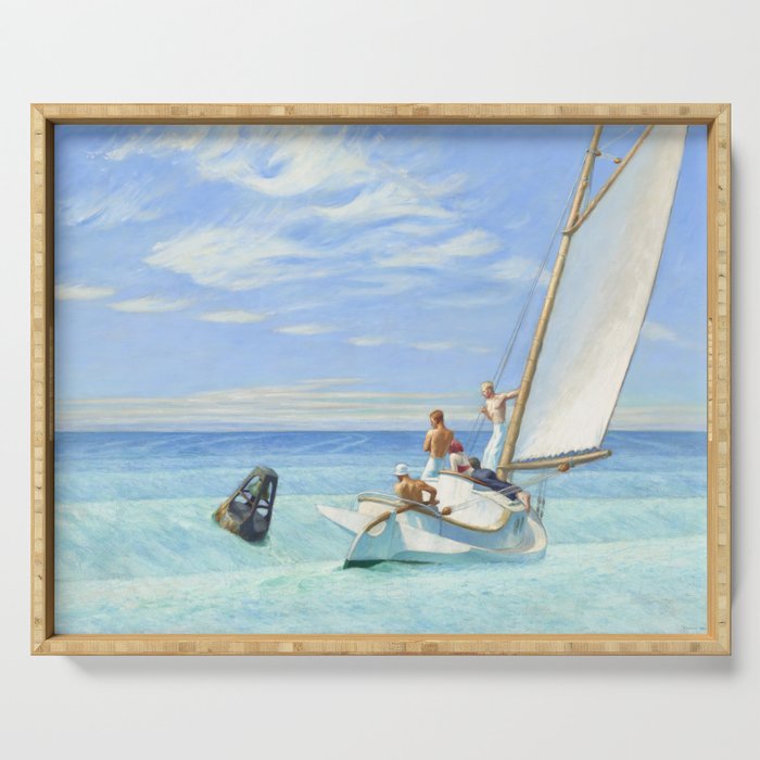 Edward Hopper Ground Swell 1939 Serving Tray Gallery Image 1