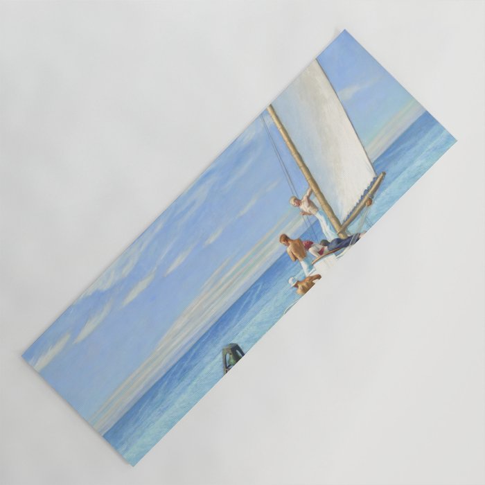 Edward Hopper Ground Swell 1939 Yoga Mat Gallery Image 1