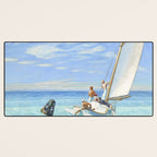 Edward Hopper Ground Swell 1939 Desk Mat Gallery Image 3