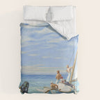 Edward Hopper Ground Swell 1939 Duvet Cover Gallery Image 6