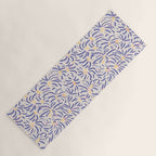 Powerful and floral pattern invers Yoga Mat Gallery Image 1