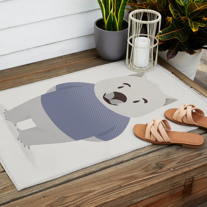 Kiddie Wombat Outdoor Rug Gallery Image 2