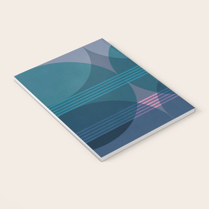 Abstraction_BLUE_LANDSCAPE_MOONLIGHT_NATURE_POP_ART_)521A Notebook Gallery Image 3