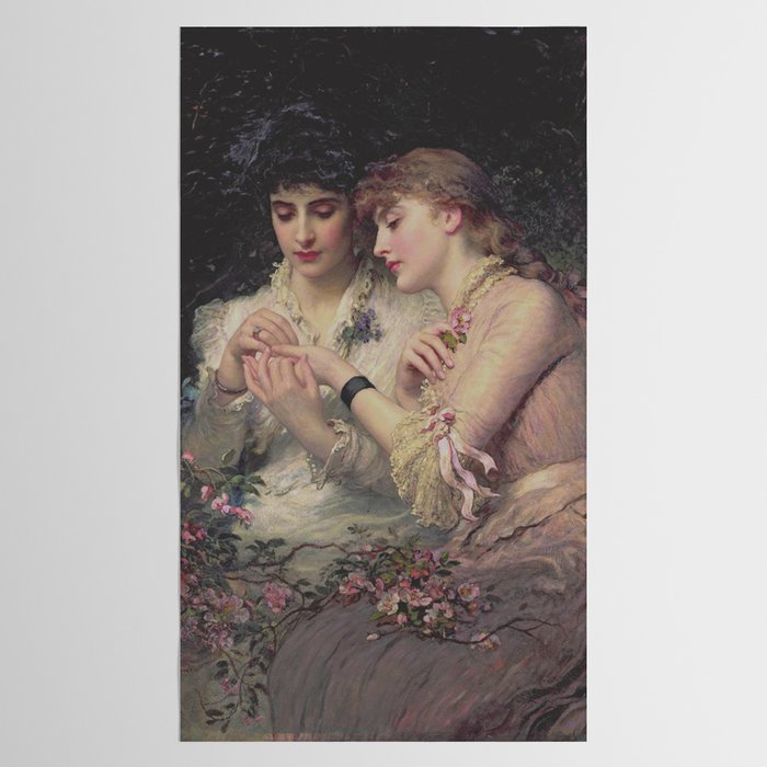 A Thorn Amidst Roses by James Sant 1887 Tablecloth Gallery Image 2