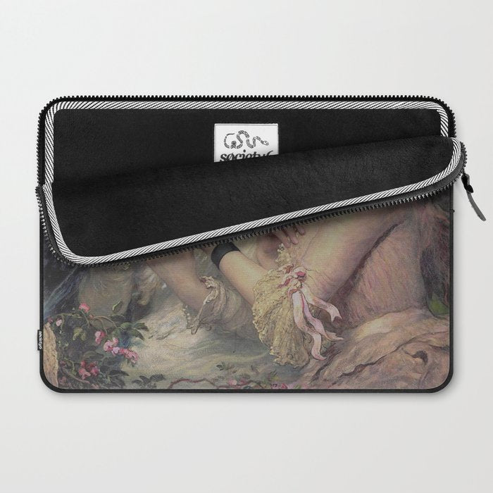 A Thorn Amidst Roses by James Sant 1887 Laptop Sleeve Gallery Image 2