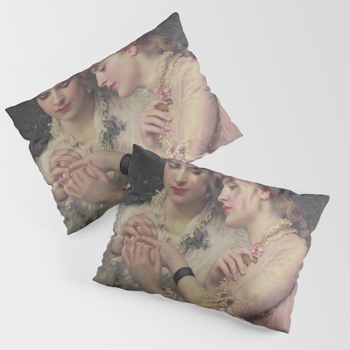 A Thorn Amidst Roses by James Sant 1887 Pillow Sham Gallery Image 1