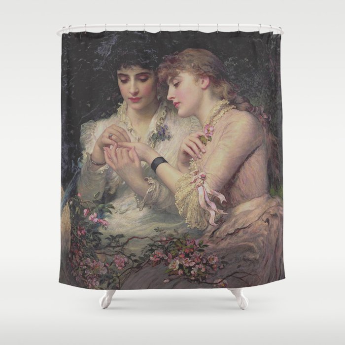 A Thorn Amidst Roses by James Sant 1887 Shower Curtain Gallery Image 1