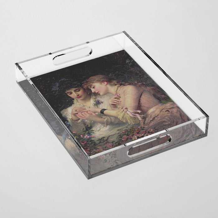 A Thorn Amidst Roses by James Sant 1887 Acrylic Tray Gallery Image 1